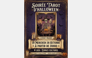 soirée tarot halloween
