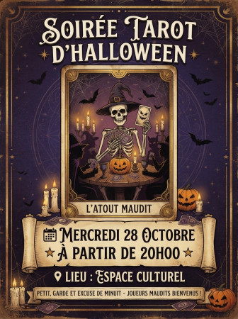 soirée tarot halloween