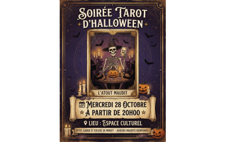 soirée tarot halloween